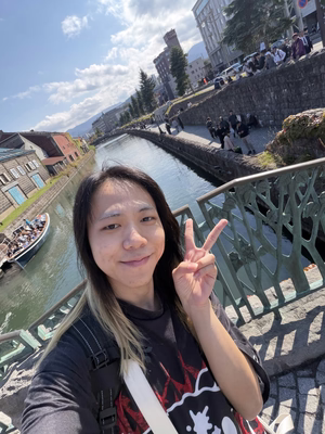 Me by the Otaru Canal